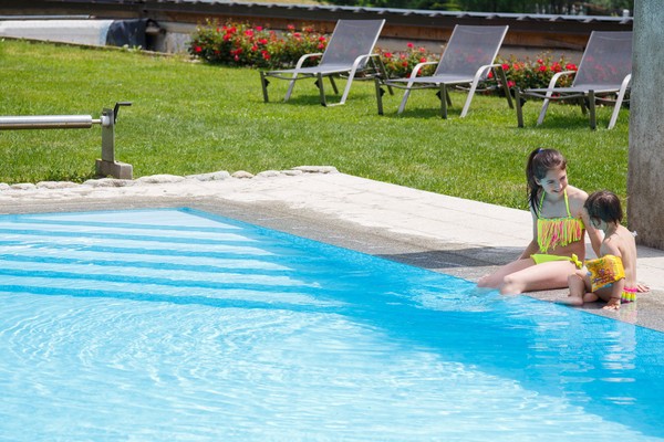 Photo of the outdoor swimming pool