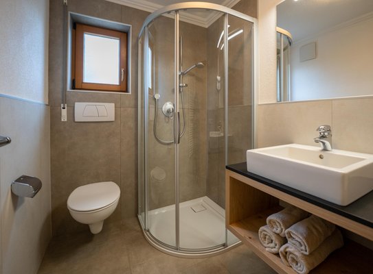 Photo of the bathroom Garni (B&B) + Apartments Lastëis