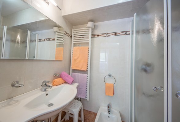 Foto del bagno Garni + Appartamenti Miriam