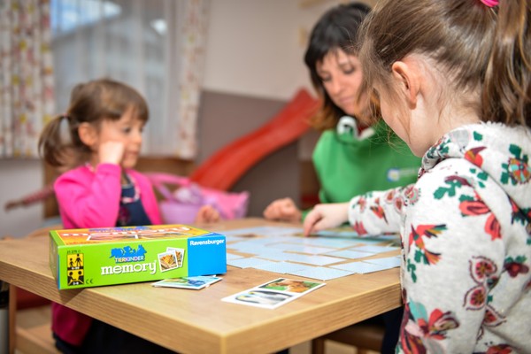 The children's play room Italian ski and snowboard school S. Vigilio di Marebbe