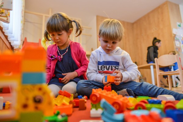 The children's play room Italian ski and snowboard school S. Vigilio di Marebbe