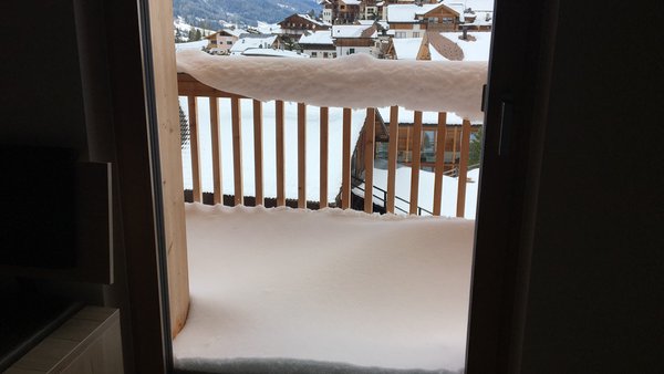 Foto vom Balkon Ciasa de Lenz