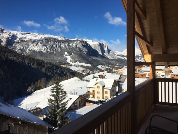 Foto vom Balkon Ciasa de Lenz