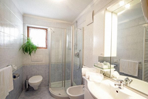 Foto del bagno Dolomites Apartments Ciasa Vally