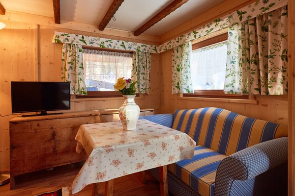 La zona giorno Camping Sass Dlacia - Residence 2 stelle