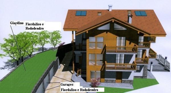 La planimetria Appartamenti Rododendro e Fiordaliso