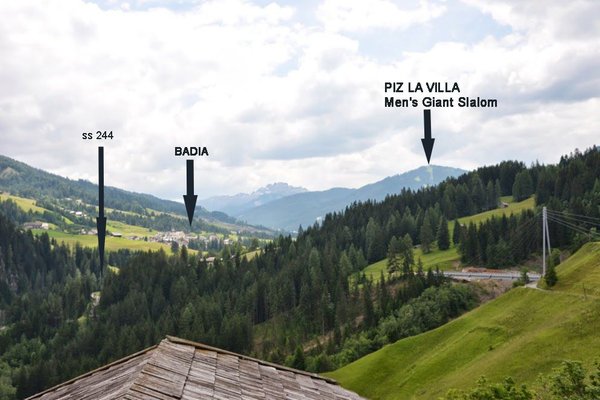 Lage Ferienwohnungen Costa Badia - Pedraces
