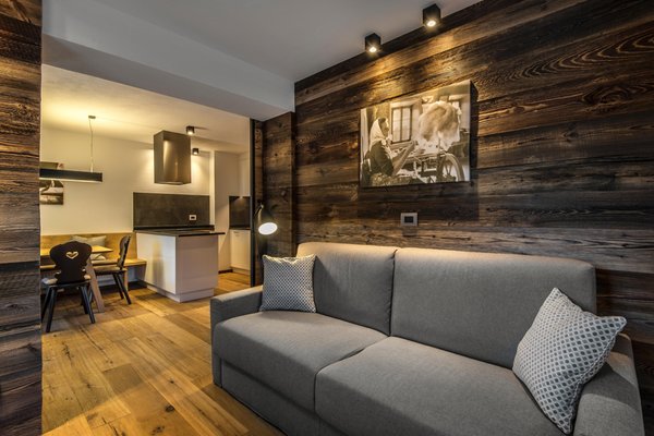 La zona giorno Appartamenti Chalet Prades