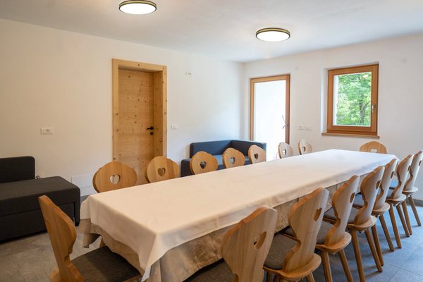 La zona giorno Casa vacanze Chalet Ciasa Fistì