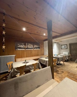 Das Restaurant Badia - Pedraces Lamirí