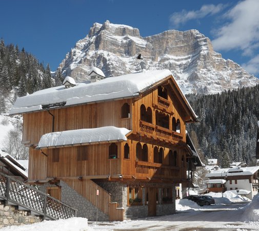 Foto esterno in inverno In Tabià