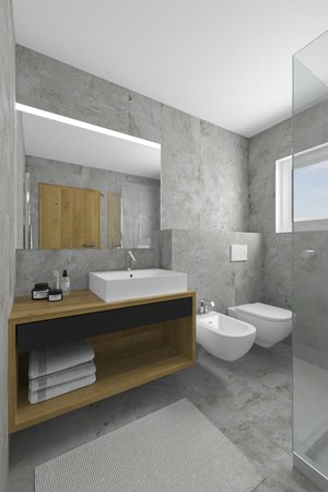 Foto del bagno Dolomites Garden Chalet Kristall
