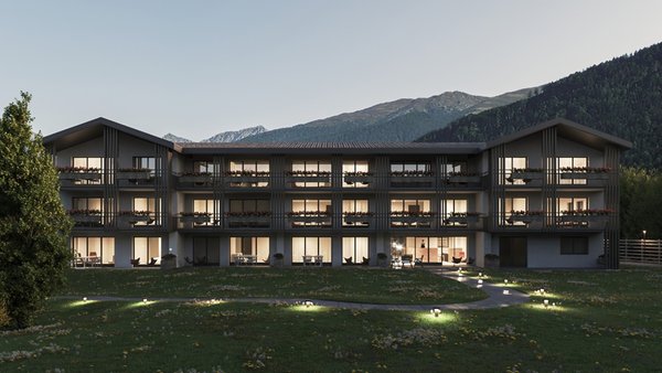 Foto esterno in estate Dolomites Garden Chalet Kristall