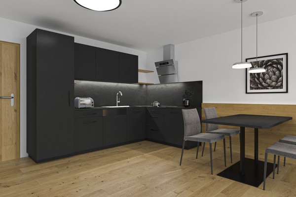 The living area Dolomites Garden Chalet Kristall