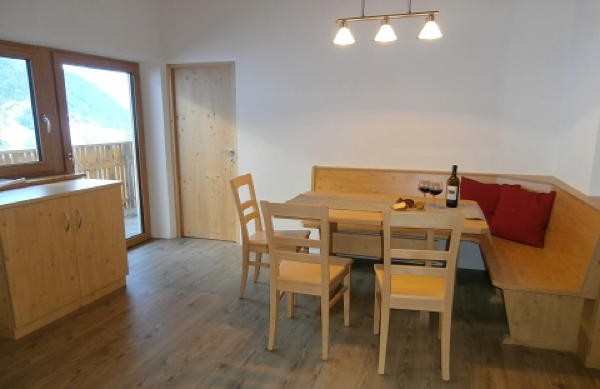 La zona giorno Appartamenti in agriturismo Redenhof
