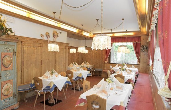 Il ristorante Val di Zoldo - Pecol Meublè La Baita