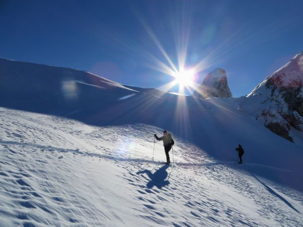 Winter Präsentationsbild Bergführer Dolomiti SkiRock
