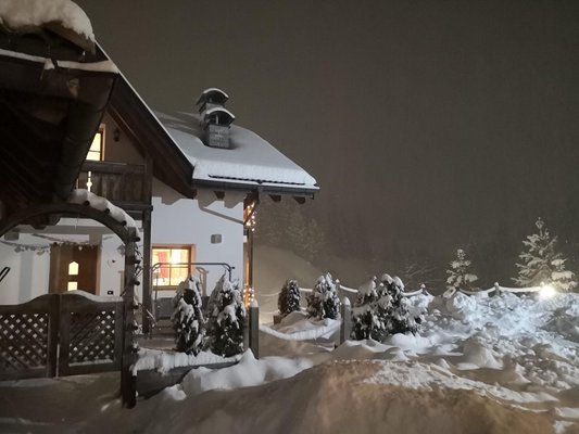 Photo exteriors in winter Chalet Alla Cascata