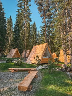 Foto Außenansicht Camping Sass Dlacia