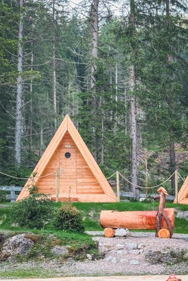 Foto Außenansicht Camping Sass Dlacia