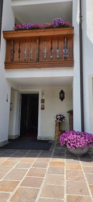 The entrance