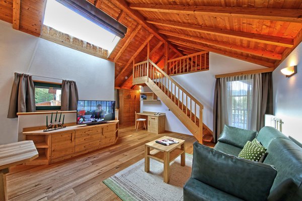 The living room La Bercia Dolomites Chalet