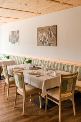 The restaurant Dobbiaco / Toblach Kirchenwirt
