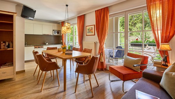 The living area Apartments La Sajun e Les Viles