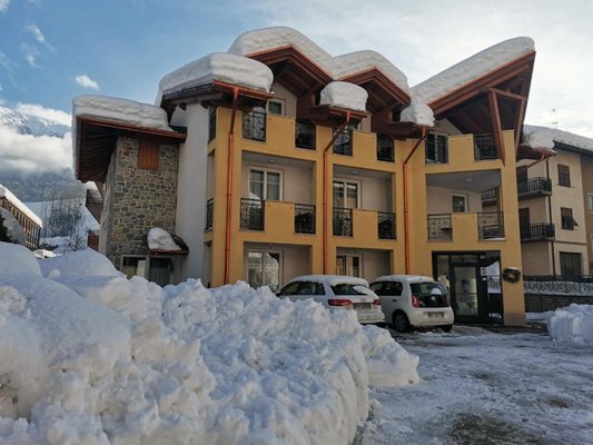 Foto invernale di presentazione Garni-Hotel Sottobosco