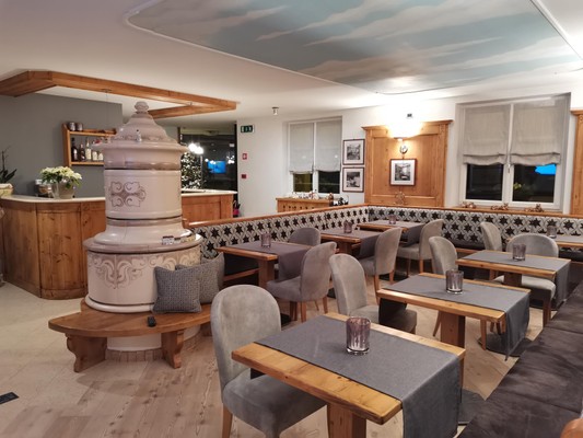 Il ristorante Dimaro Sottobosco