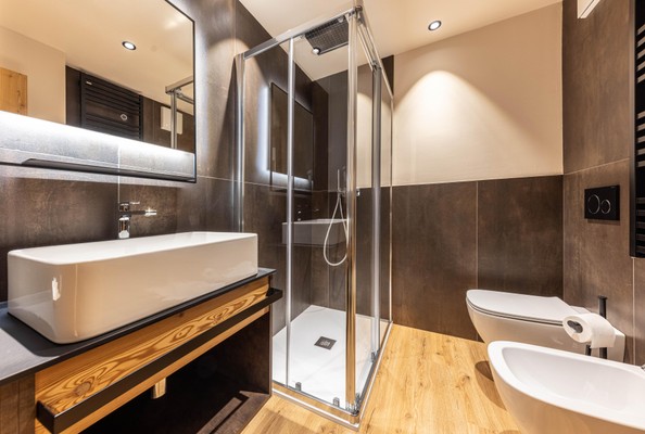 Foto del bagno Hotel Lastè