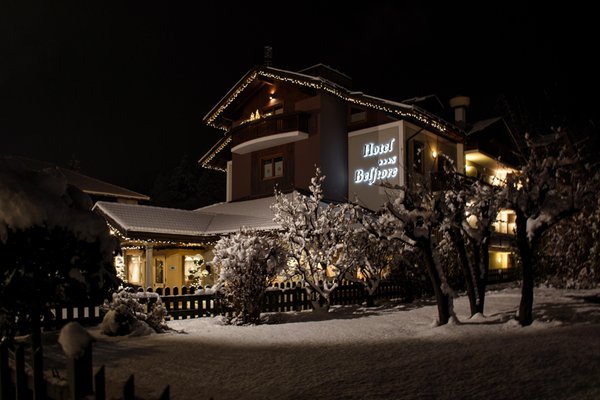 Foto invernale di presentazione Hotel Belfiore Dolomiti Trentino