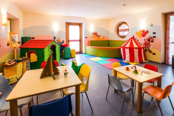 La sala giochi Hotel Rosa degli Angeli