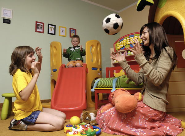 La sala giochi Hotel Biancaneve