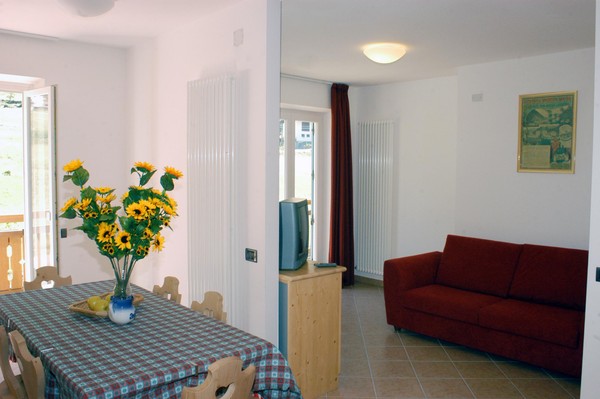 La zona giorno Residence Alice
