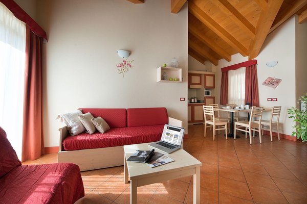 La zona giorno Adamello Resort - Residence 4 stelle