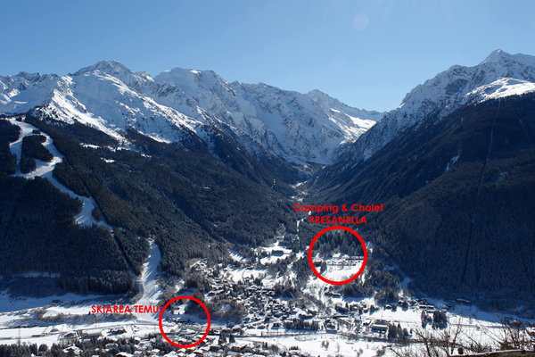 La posizione Appartamenti Chalet Presanella Temù (Passo Tonale)