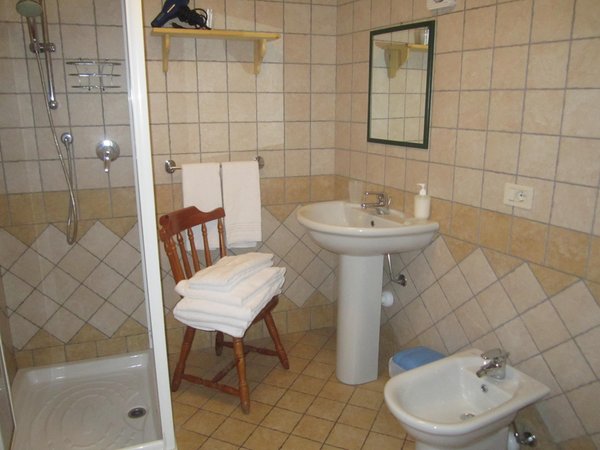 Foto del bagno Camere in agriturismo Belotti