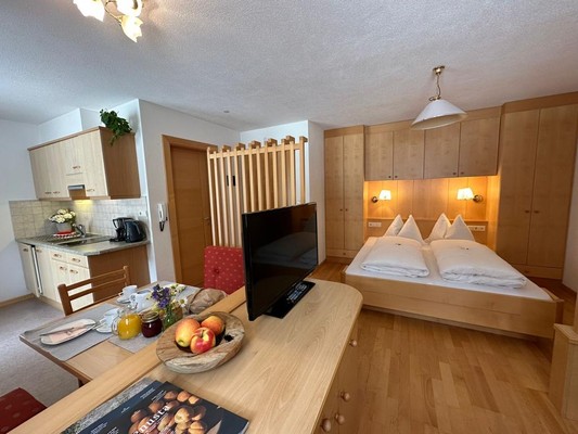 La zona giorno Residence Haus Aster