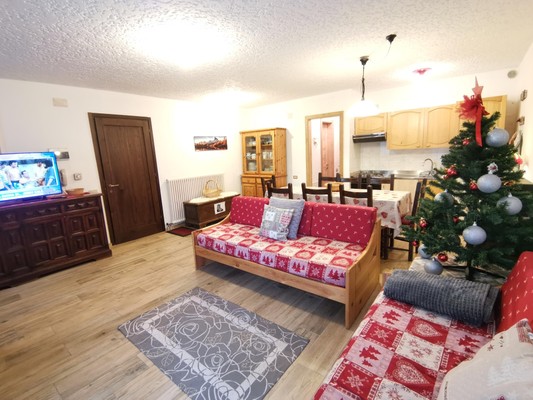 The living area Real estate agency AlpenSole - Folgarida
