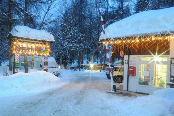 Winter Präsentationsbild Campingplatz Cevedale