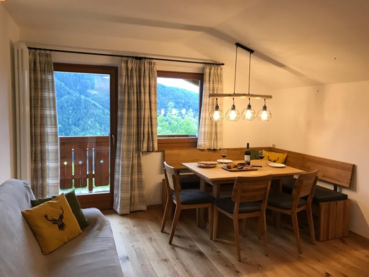 Der Wohnraum Ferienwohnungen Leitner