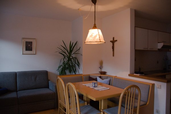 La zona giorno Appartamenti in agriturismo Messnerhof