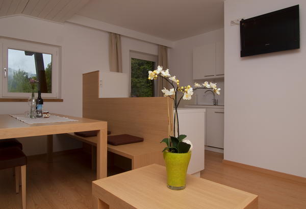 La zona giorno Appartamento Haus Maier