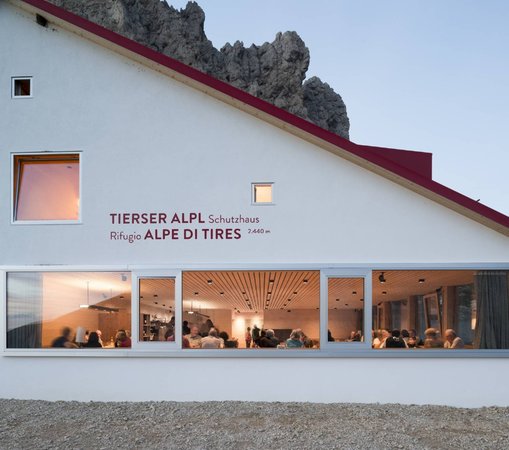 Foto Außenansicht im Sommer Alpe di Tires - Tierser Alpl