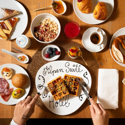 La colazione Alpen Suite Hotel