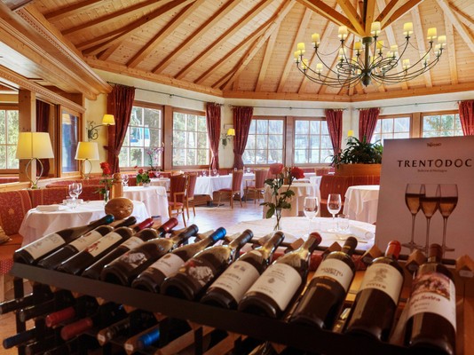 La cantina dei vini Madonna di Campiglio Bertelli