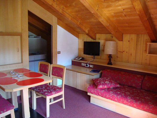 La zona giorno Hotel + Residence Ambiez