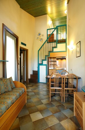 La zona giorno Mirelladue - Residence 4 stelle