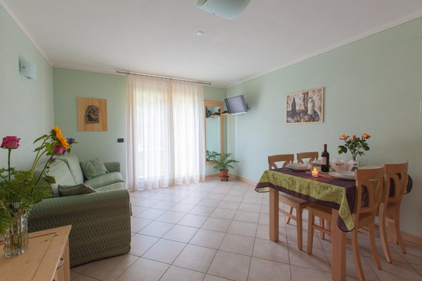 La zona giorno Raggio di Luce - Garni-Hotel + Appartamenti 4 stelle